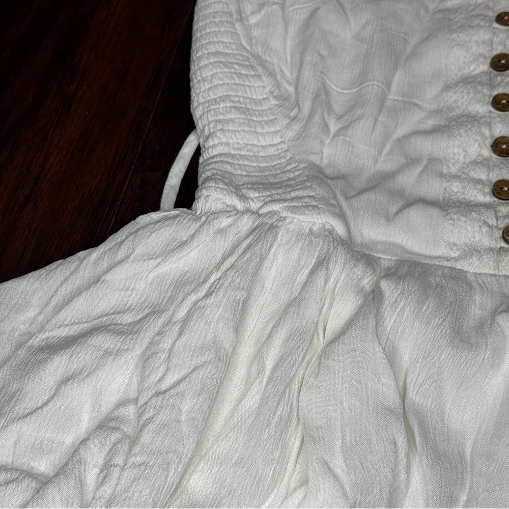 Free People Marley Romper white/Ivory Medium NWT - Picture 4 of 14